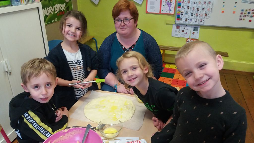 Confection des galettes