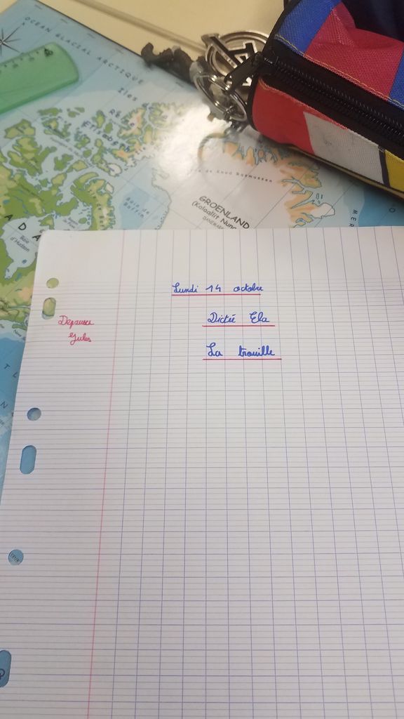 Dictée ELA