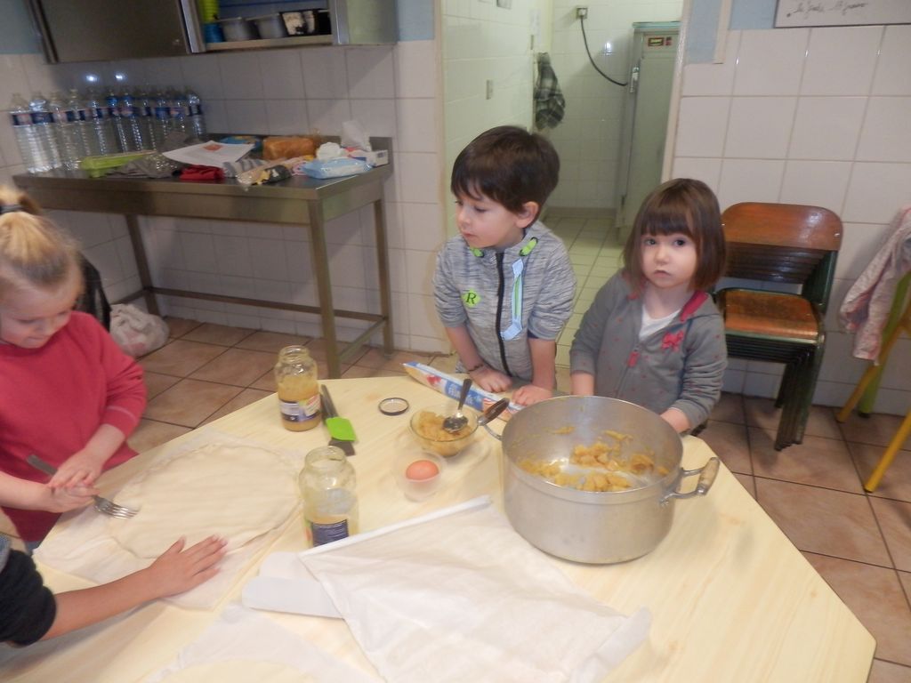 Confection des galettes
