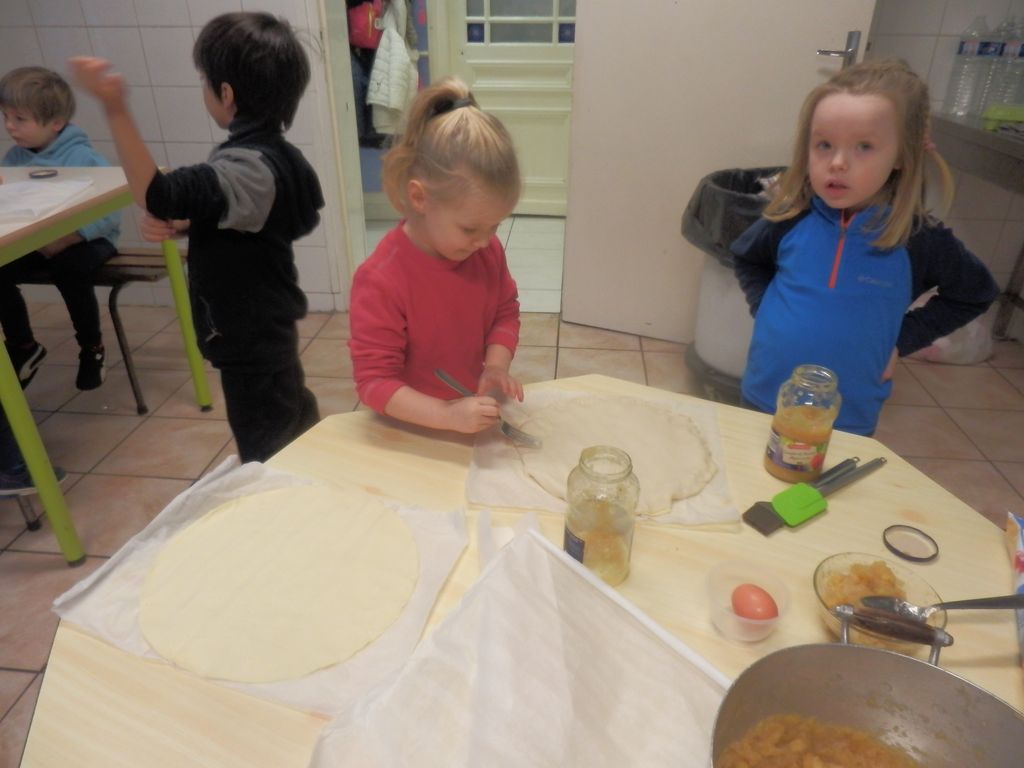Confection des galettes